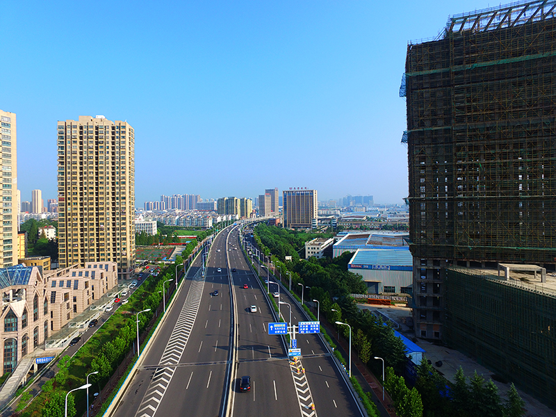 合肥市阜阳北路高架快速路综合建设蘑菇视频