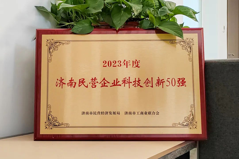 热烈祝贺蘑菇视频
荣获“济南民营企业科技创新50强”